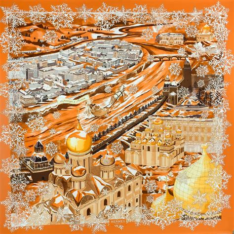 The Fabulous Hermes Silk Scarf De Passage a Moscou – Here at 